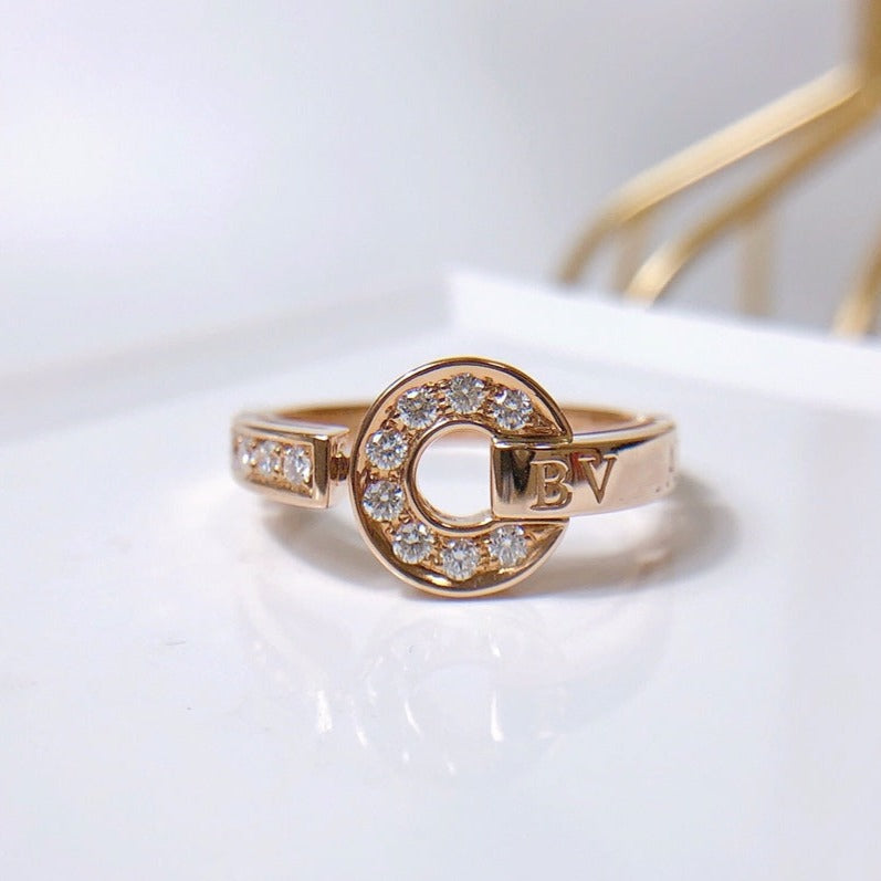 [⭐Marins]DREAM RING DIAMOND PINK GOLD