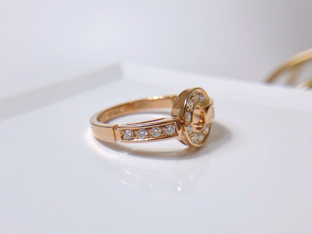 [⭐Marins]DREAM RING DIAMOND PINK GOLD