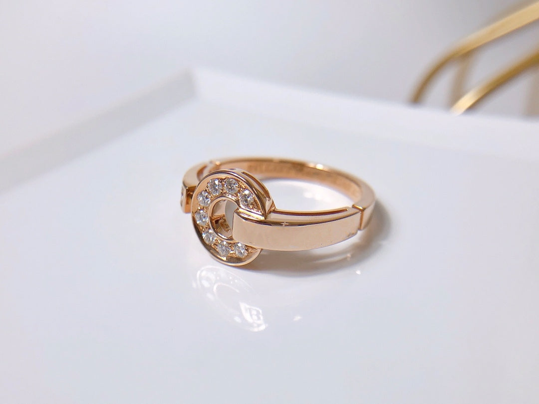 [⭐Marins]DREAM RING DIAMOND PINK GOLD