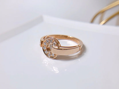 [⭐Marins]DREAM RING DIAMOND PINK GOLD