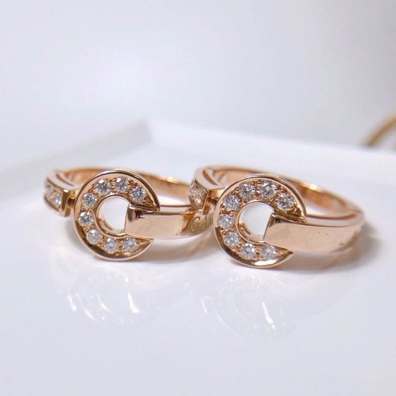 [⭐Marins]DREAM RING DIAMOND PINK GOLD
