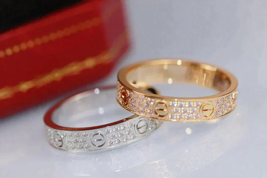[Marin-Jewelry]BAGUE LOVE 3.6MM PAVÉE DE DIAMANTS