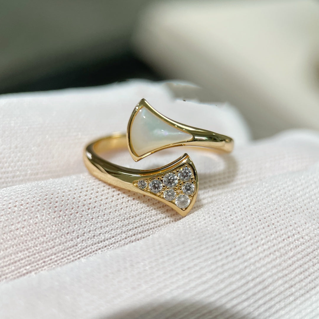 [⭐Marins]DREAM RING PINK GOLD DIAMOND