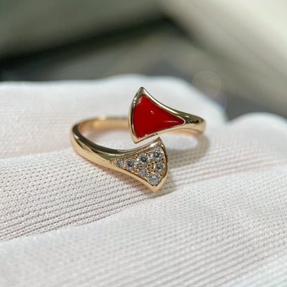 [⭐Marins]DREAM RING PINK GOLD DIAMOND