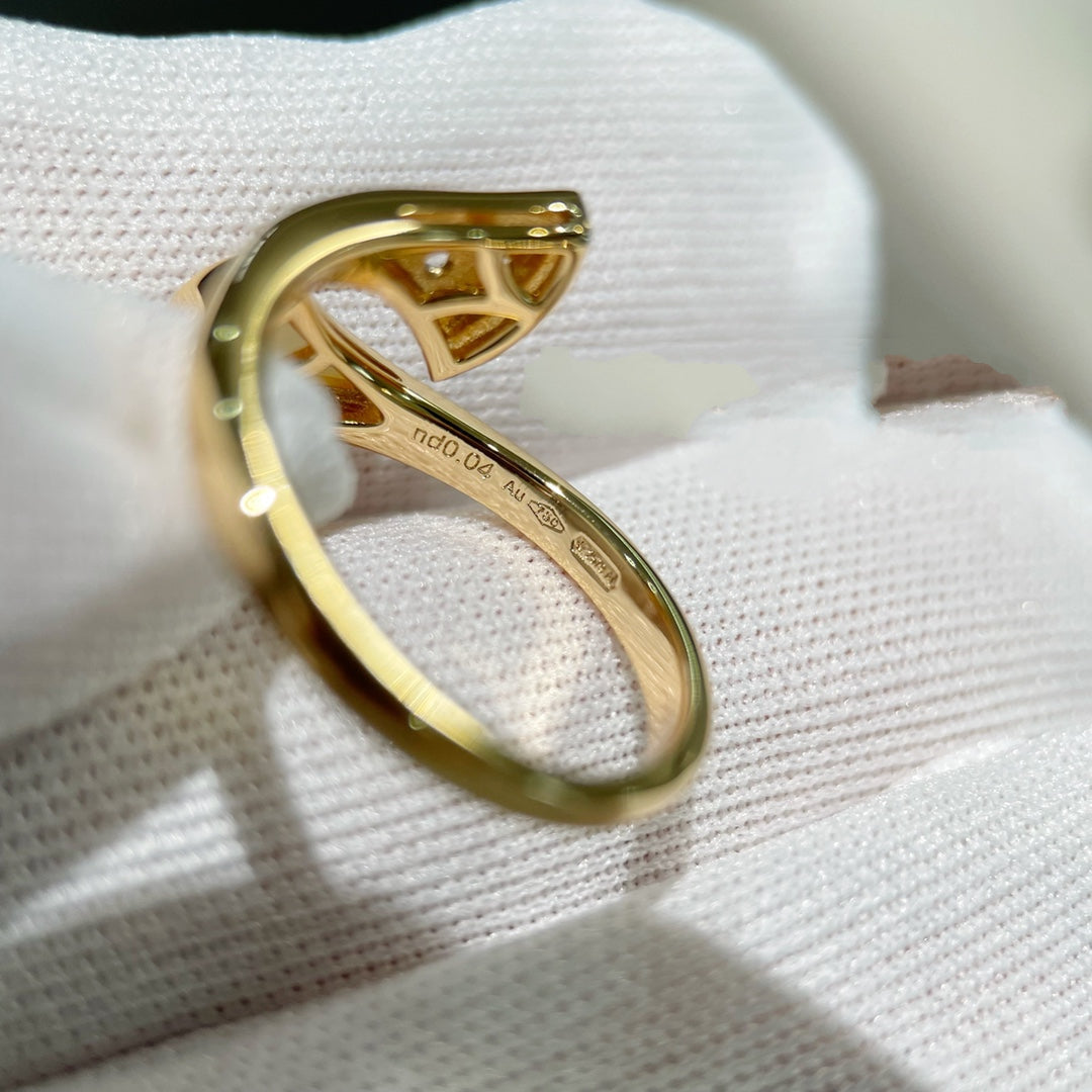 [⭐Marins]DREAM RING PINK GOLD DIAMOND