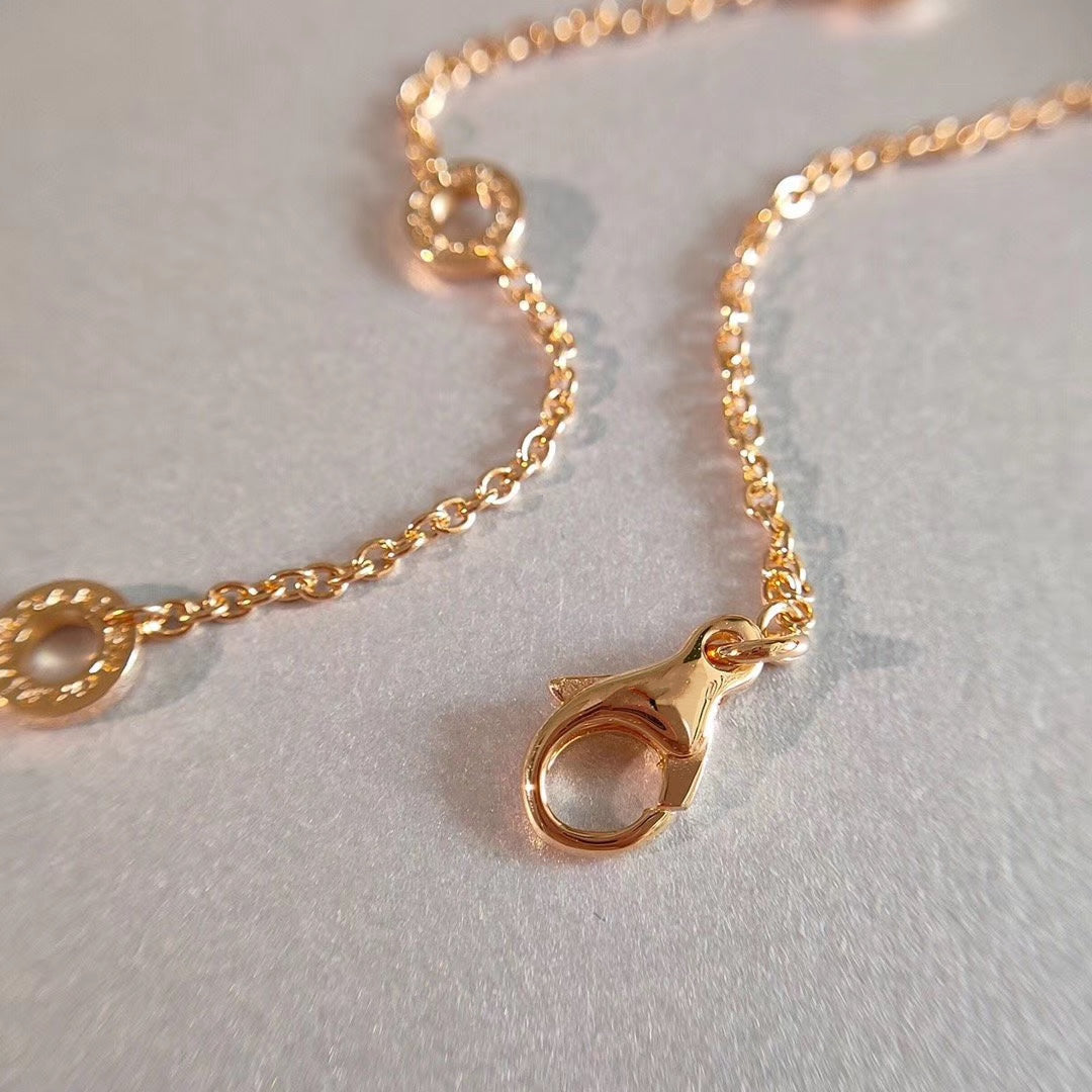 [⭐Marins]ZERO 1 NECKLACE PINK GOLD