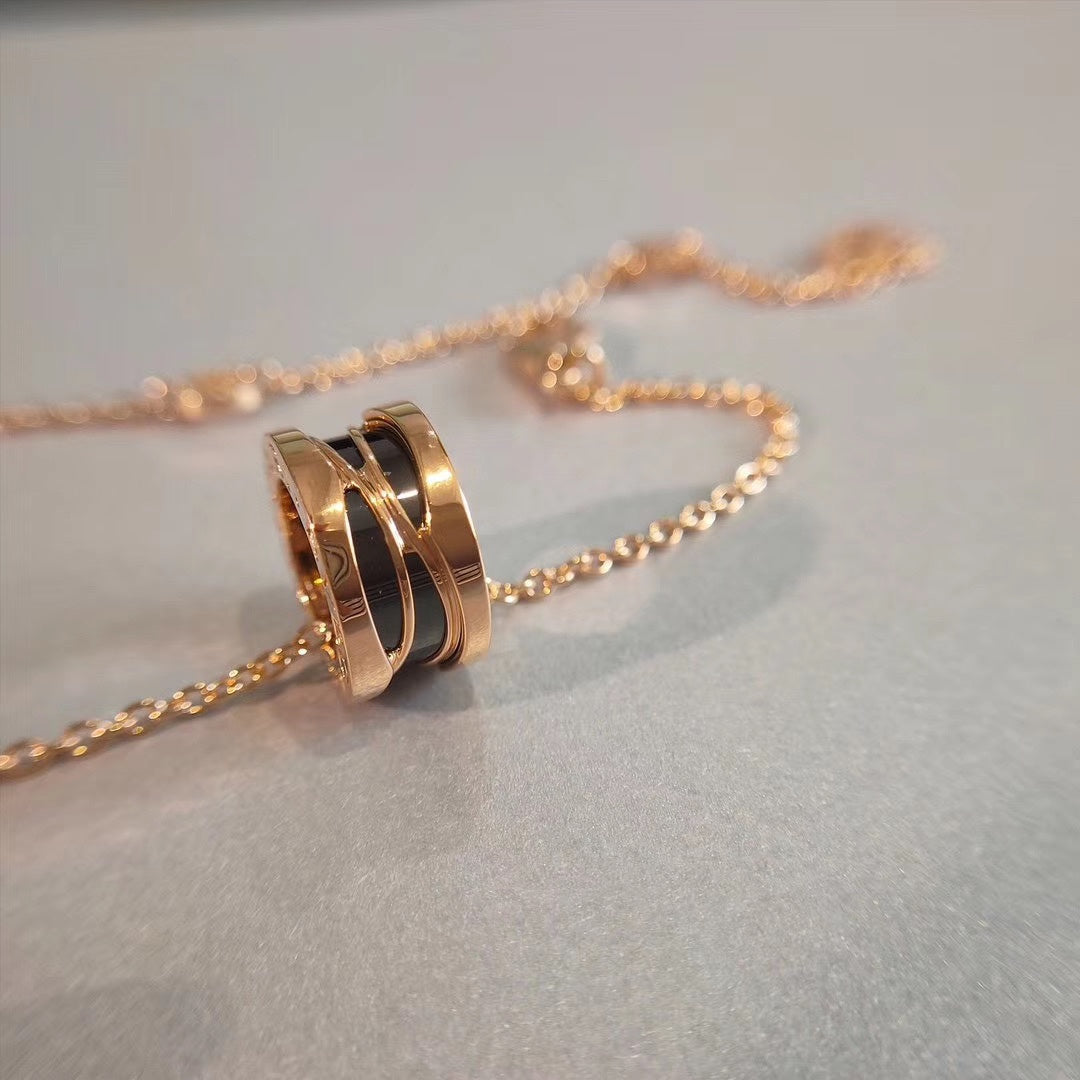 [⭐Marins]ZERO 1 NECKLACE PINK GOLD