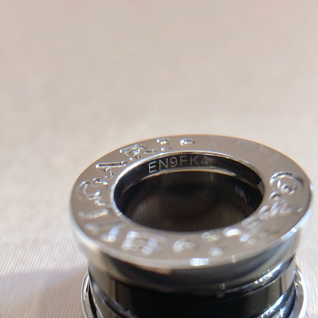 [⭐Marins]ZERO 1 BLACK CERAMIC SILVER NECKLACE