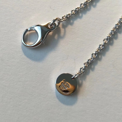 [⭐Marins]ZERO 1 BLACK CERAMIC SILVER NECKLACE
