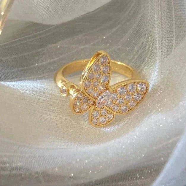 [Marin-Jewelry]BUTTERFLY DIAMOND RING