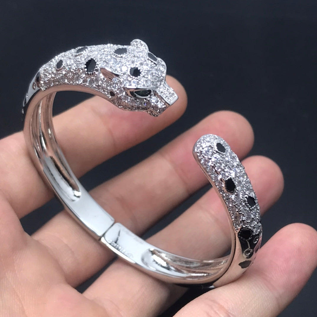 [Marin-Bijoux]GRAND BRACELET PANTHÈRE DIAMANTS