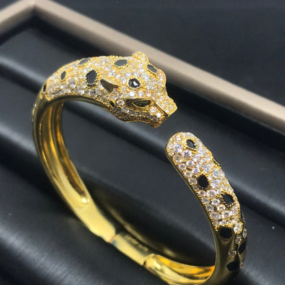 [Marin-Bijoux]GRAND BRACELET PANTHÈRE DIAMANTS
