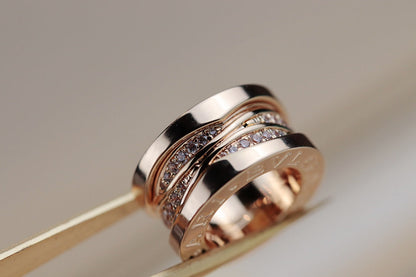 [⭐Marins]ZERO 1 PINK GOLD DIAMOND NECKLACE