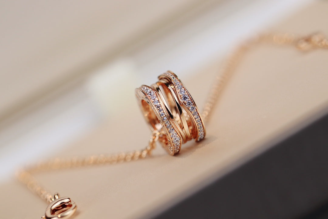 [⭐Marins]ZERO 1 PINK GOLD NECKLACE