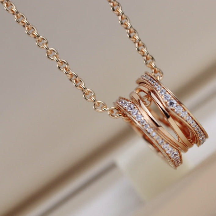 [⭐Marins]ZERO 1 PINK GOLD NECKLACE