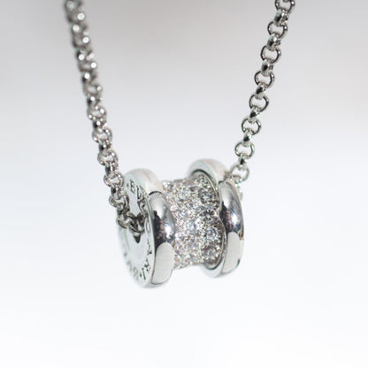 [⭐Marins]ZERO 1 SILVER DIAMOND NECKLACE