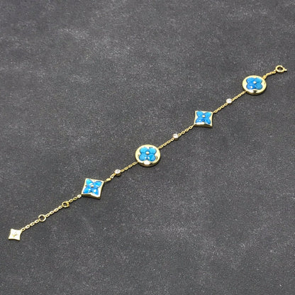 [Marin-Jewelry]STAR AND SUN TURQUOISE 4 MOTIFS 3 DIAMONDS