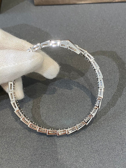 [⭐Marins]SERPENTI BRACELET DIAMONDS SILVER