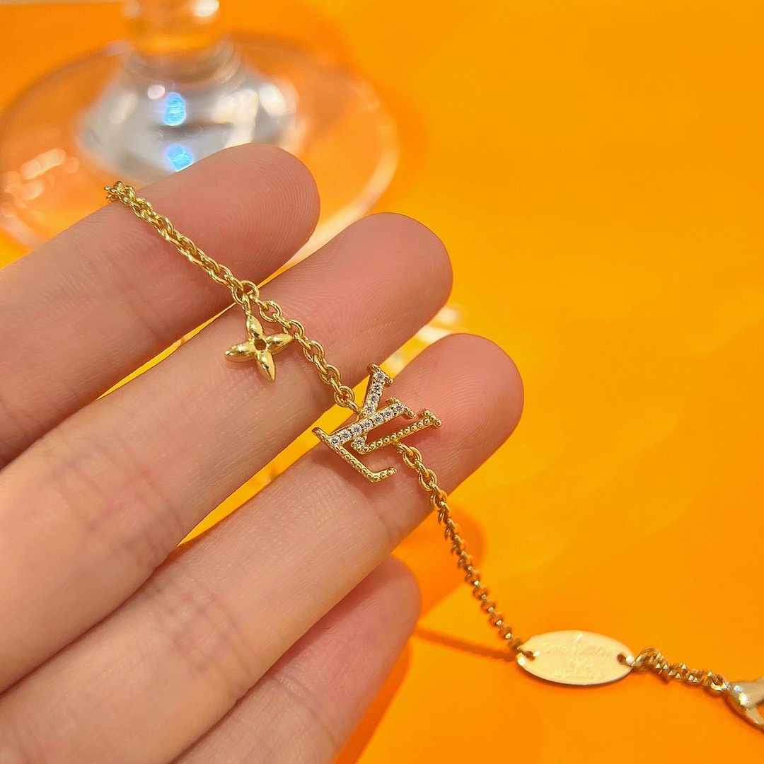 [Marin-Jewelry]LOGO STAR MOTIF GOLD BRACELET