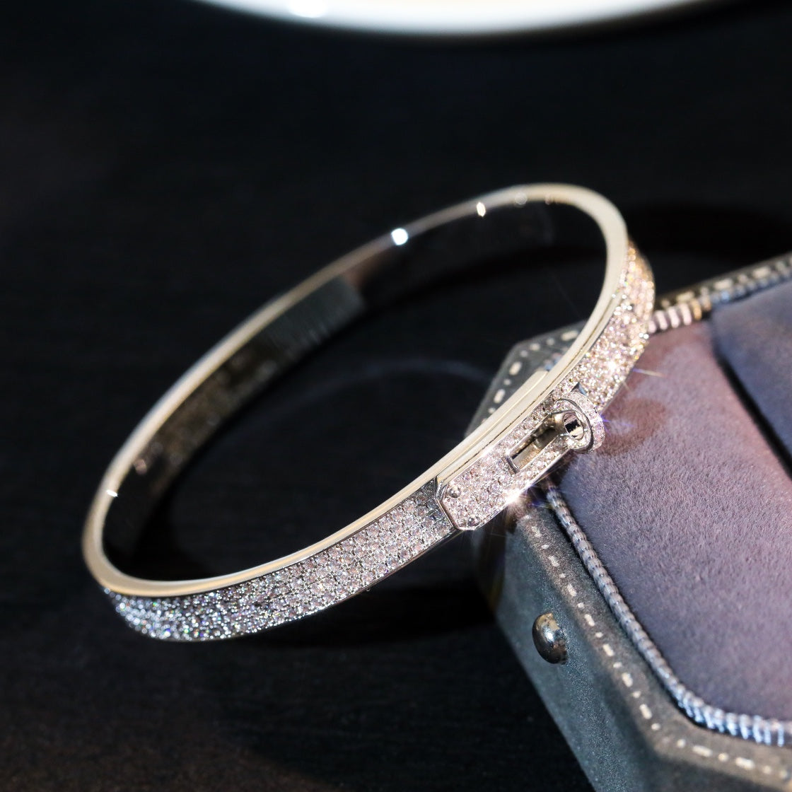 [Marin-Jewelry]KELLY BRACELET DIAMOND PAVED