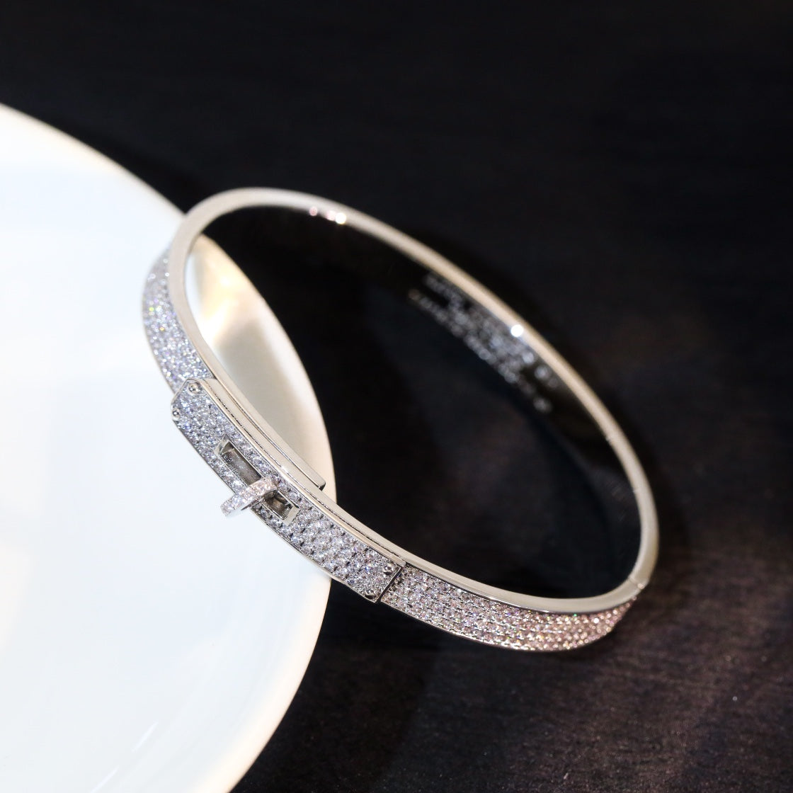 [Marin-Jewelry]KELLY BRACELET DIAMOND PAVED