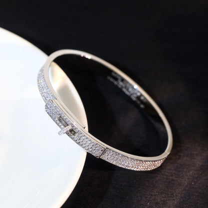 [Marin-Jewelry]KELLY BRACELET DIAMOND PAVED