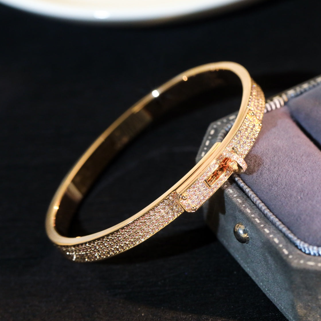 [Marin-Jewelry]KELLY BRACELET DIAMOND PAVED
