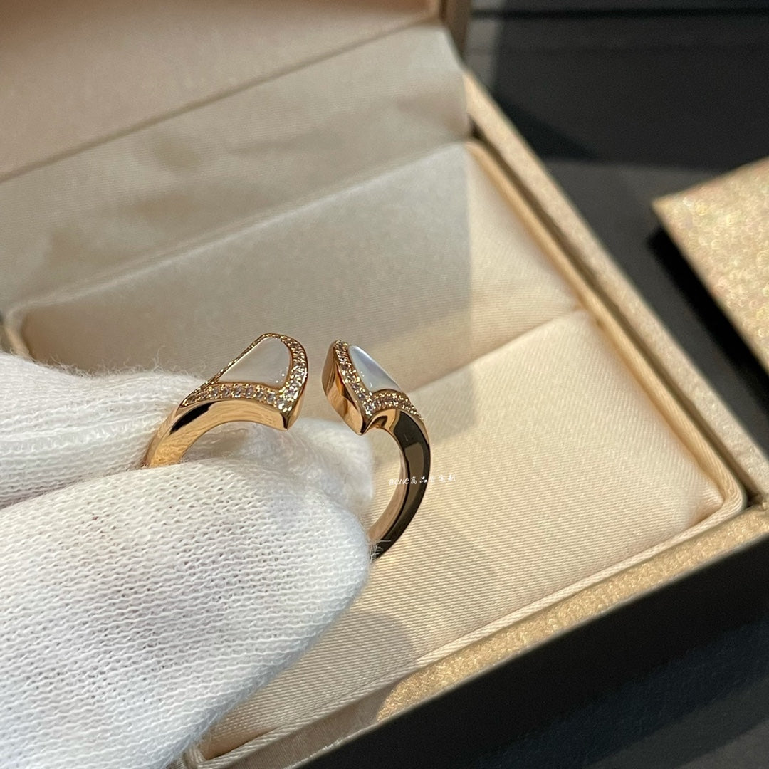 [⭐Marins]DREAM MOP DIAMOND OPEN RING