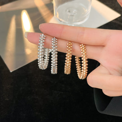 [Marin-Jewelry]CLASH HOOP EARRINGS