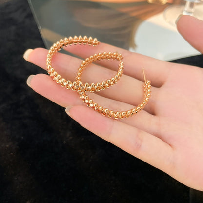 [Marin-Jewelry]CLASH HOOP EARRINGS