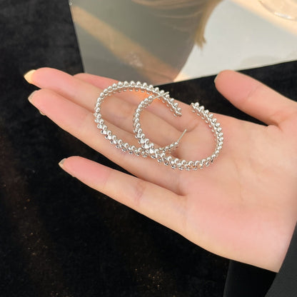 [Marin-Jewelry]CLASH HOOP EARRINGS