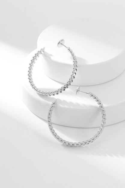 [Marin-Jewelry]CLASH HOOP EARRINGS