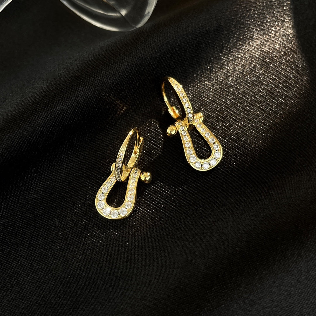 [Marin-Jewelry]フォース10 フルダイヤモンド ドロップピアス MM