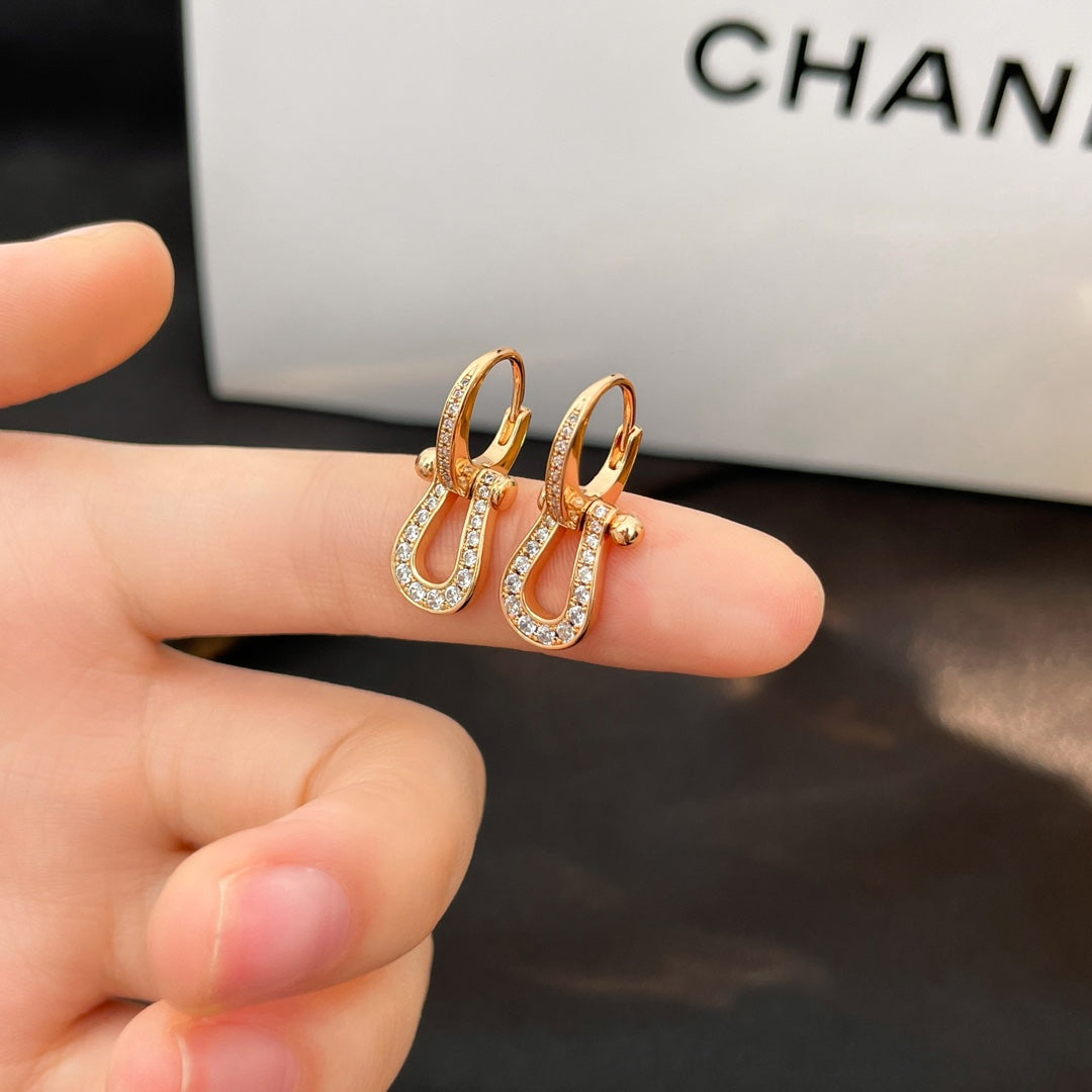 [Marin-Jewelry]フォース10 フルダイヤモンド ドロップピアス MM