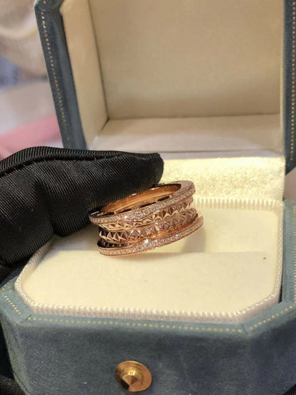 [⭐Marins]ZERO 1 ROCK DIAMOND PINK GOLD