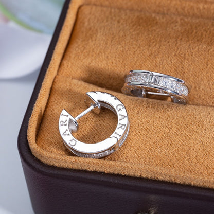 [⭐Marins]ZERO 1 MINI SILVER DIAMOND EARRINGS