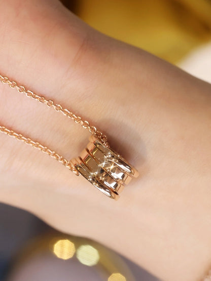 [⭐Marins]ZERO 1 PINK GOLD NECKLACE