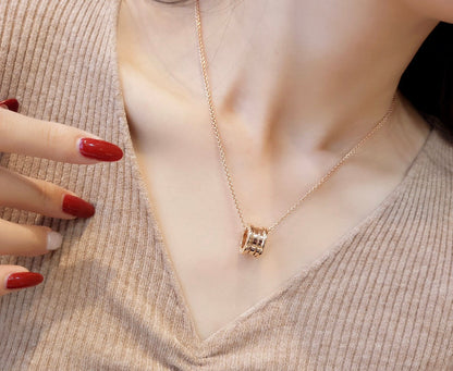 [⭐Marins]ZERO 1 PINK GOLD NECKLACE