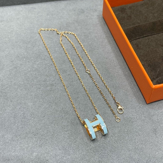 [Marin-Jewelry]ポップアッシュ スカイブルー ネックレス