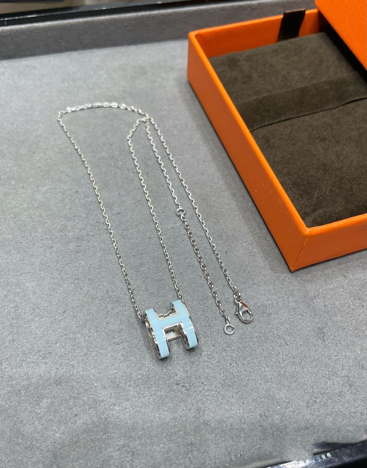 [Marin-Jewelry]ポップアッシュ スカイブルー ネックレス