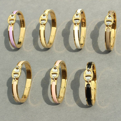 [Marin-Jewelry]CLIC CHAINE GOLD BRACELET