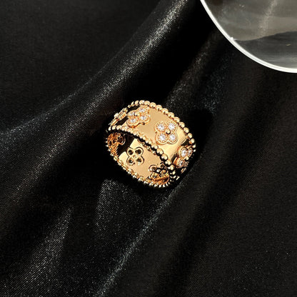 [Marin-Jewelry]BAGUE PERLÉE DIAMANT GRAND MODÈLE