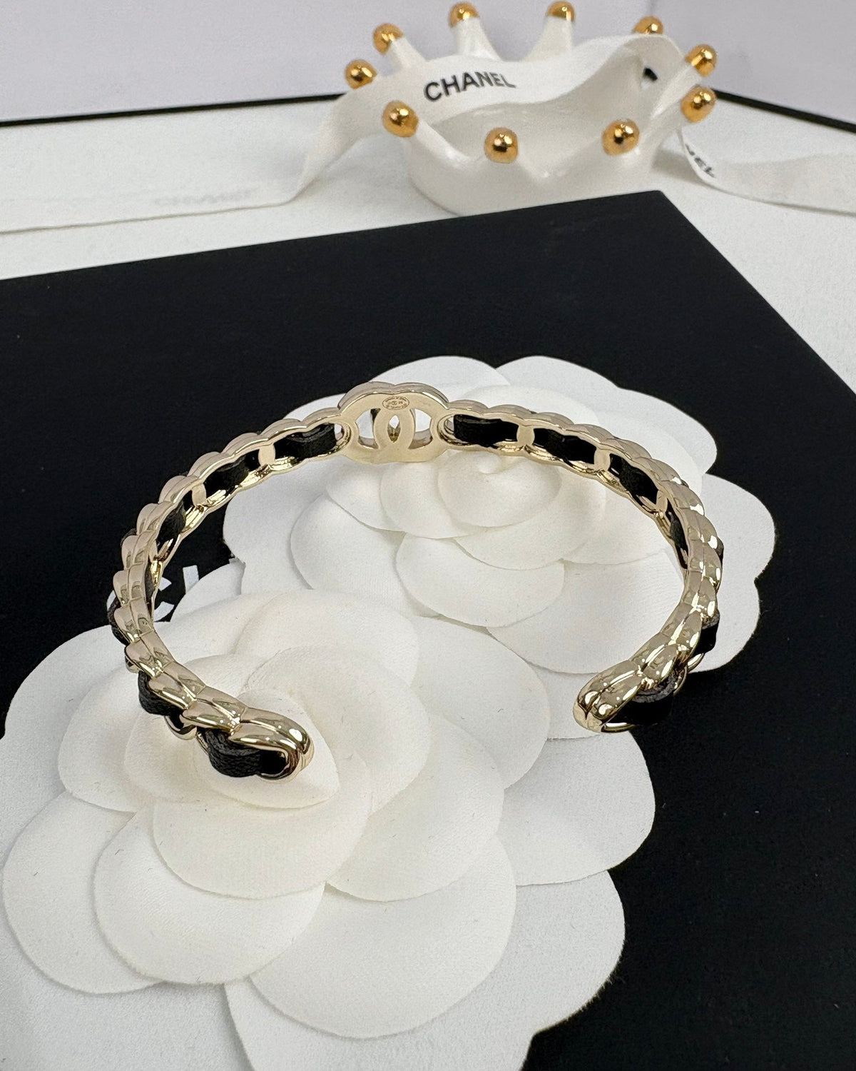 [Marin-Jewelry]Double C Open Bangle