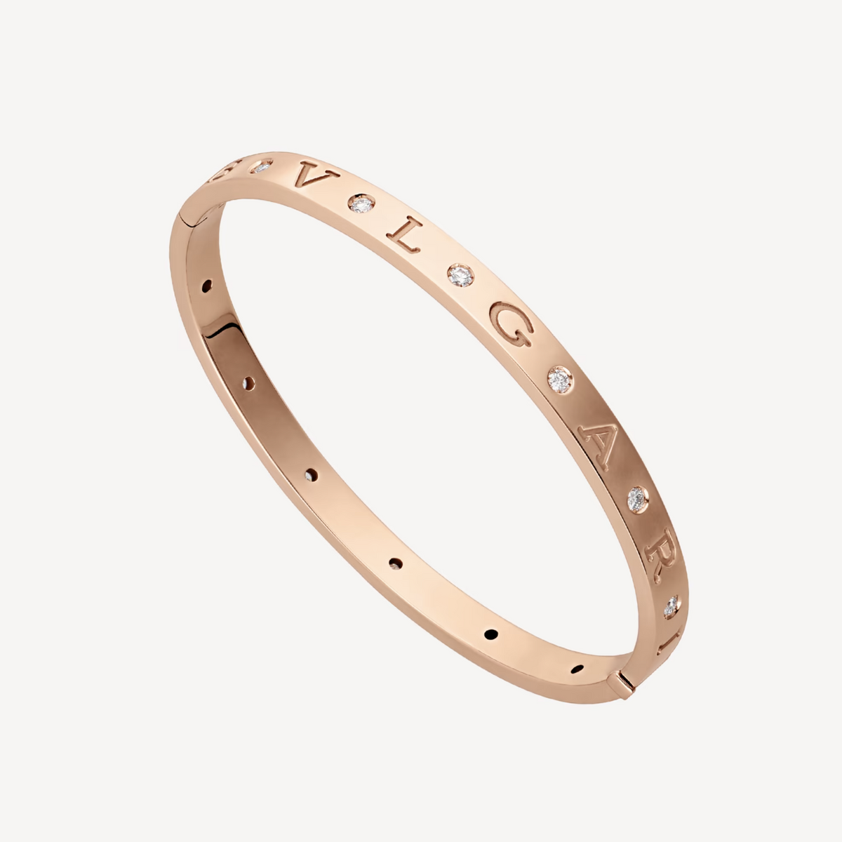 [⭐Marins]ZERO 1 PINK GOLD 12 DIAMONDS BRACELET