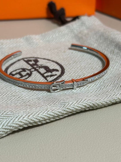 [?Marin-Jewelry]DIAMOND-ENCRUSTED BRACELET THREE COLORS