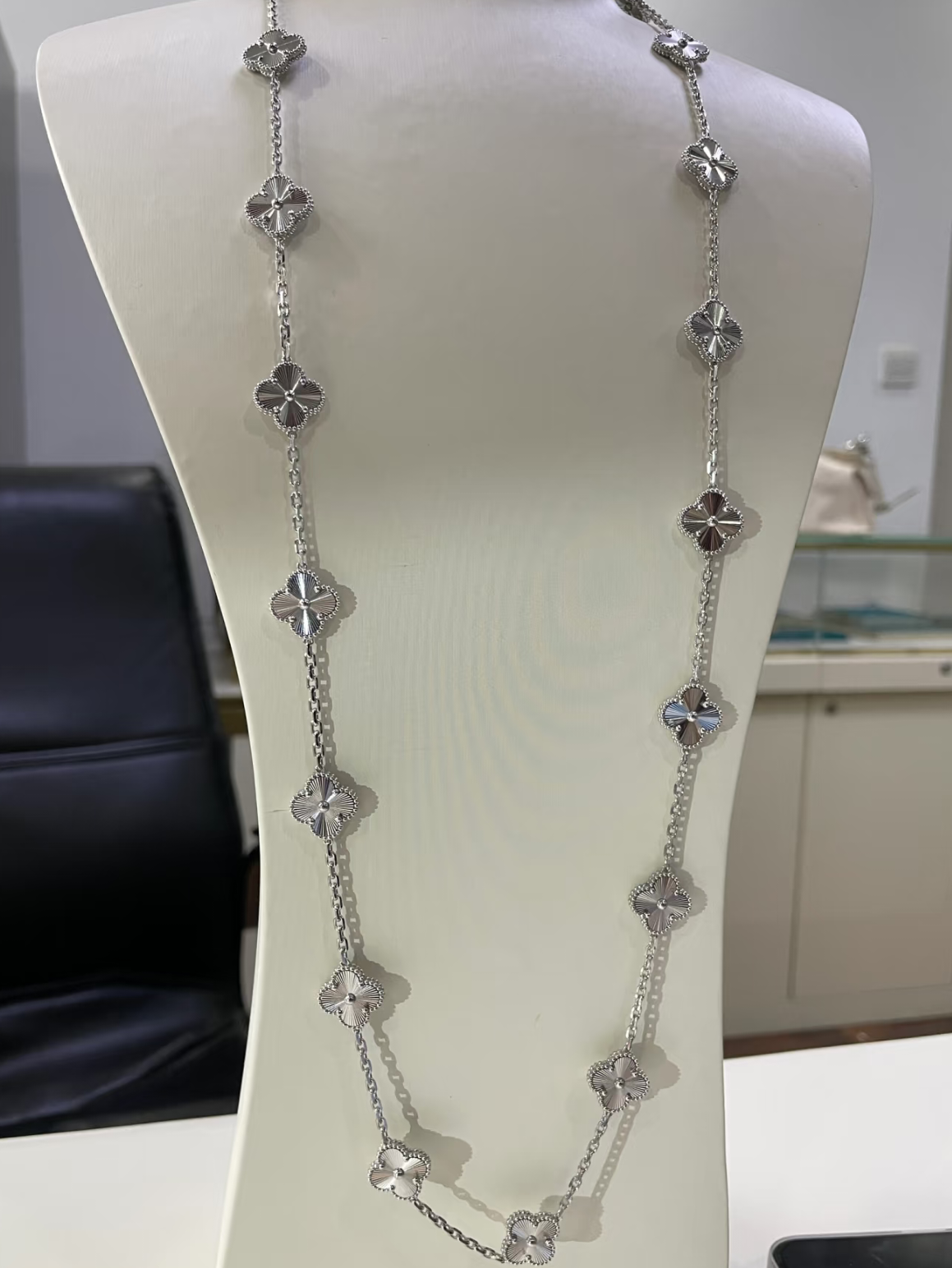 [Marin-Bijoux]TRÈFLE 20 MOTIFS ARGENT LASER