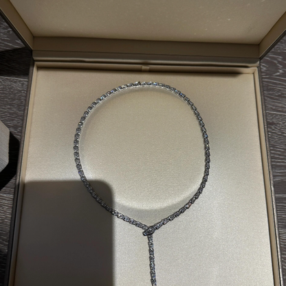 [⭐Marins]NEW！SERPENT DIAMOND NECKLACE