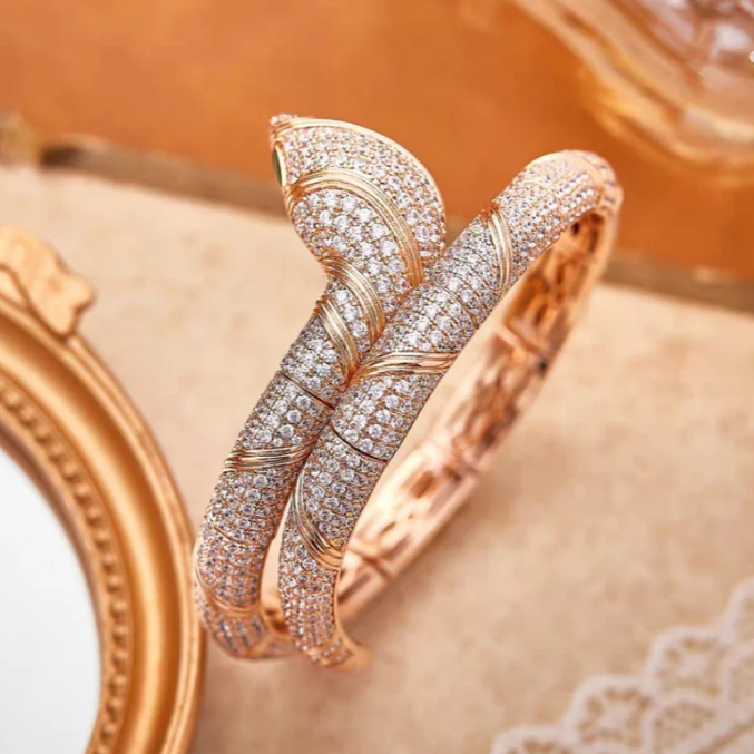 [⭐Marins]HAUTE COUTURE GOLD SERPENTI BRACELET