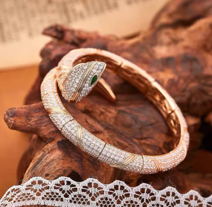 [⭐Marins]HAUTE COUTURE GOLD SERPENTI BRACELET
