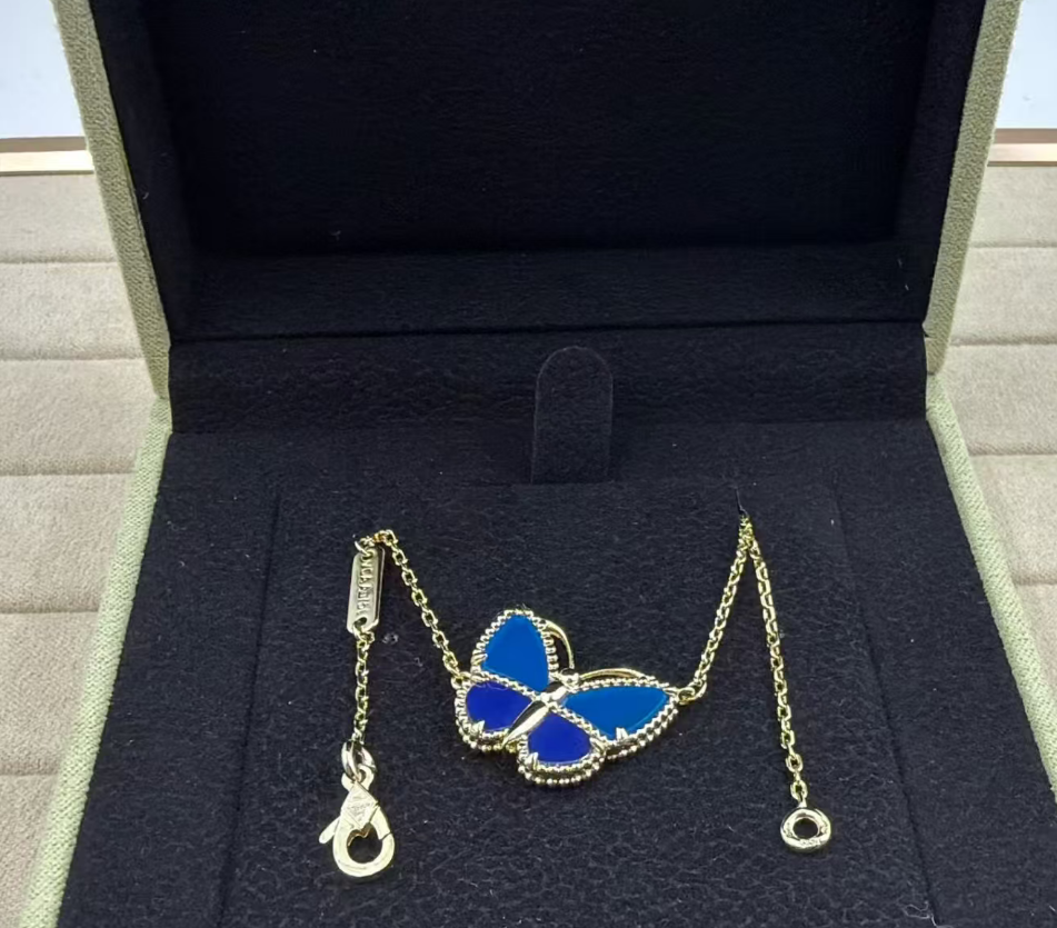 [Marin-Jewelry]BUTTERFLY BLUE   NECKLACE
